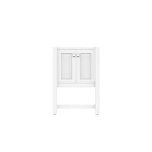 Wilmington 23 in. W x 21.5 in. D x 33.45 in. H Bath Vanity Cabinet without Top in White