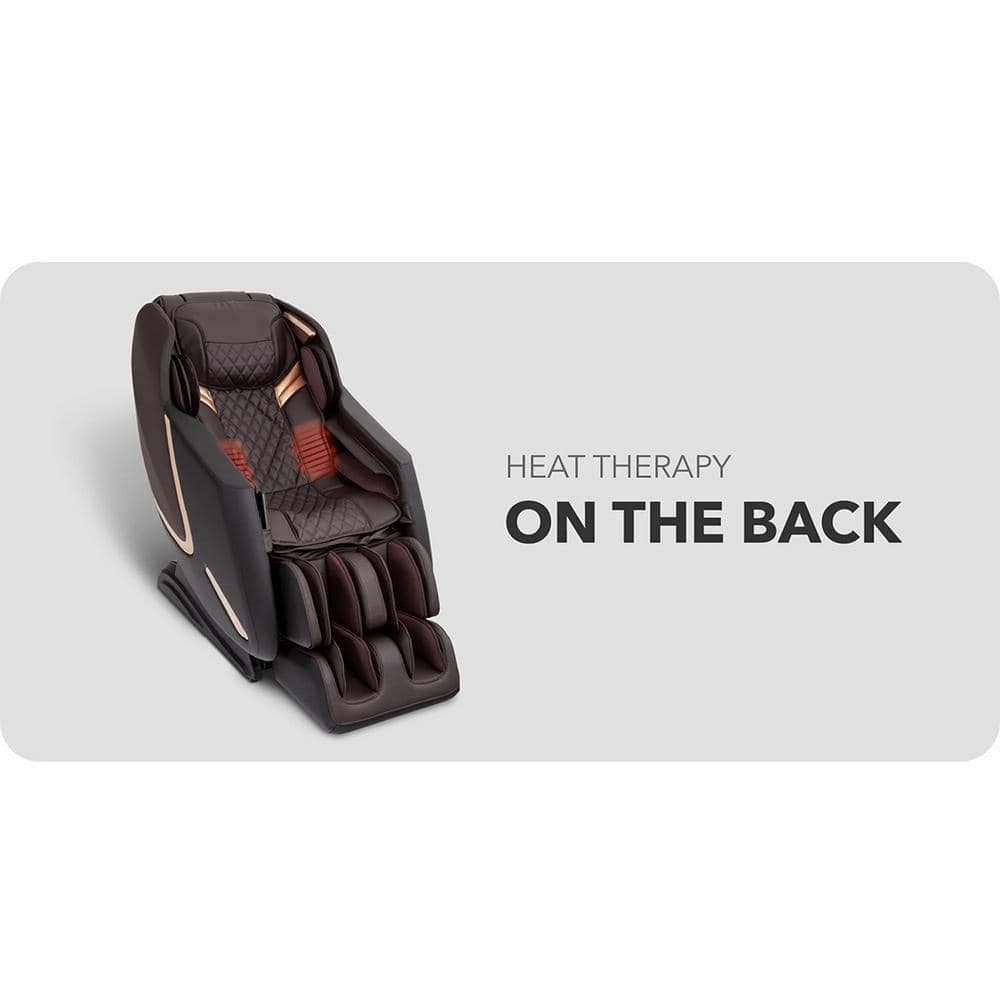Taupe Faux Leather Zero Gravity Massage Recliner