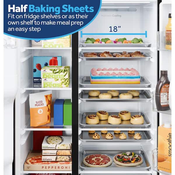 GE 36 in. 24 cu. ft. Counter-Depth Side-By-Side Refrigerator in