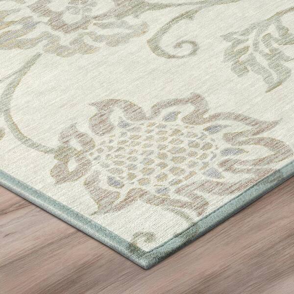 Chantille Machine Washable Indoor/Outdoor Abstract ACN3170 Ivory 3 ft. x 5 ft. Area Rug