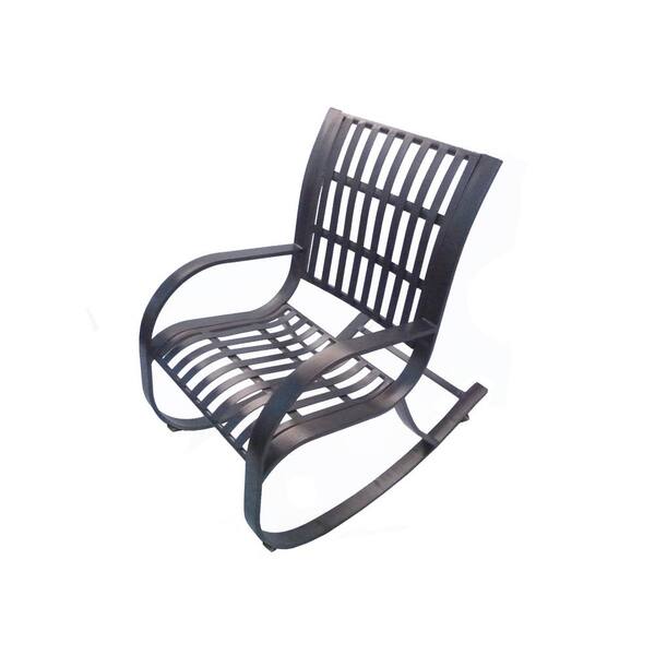 Noble Metal Outdoor Rocking Chair Hd6077 R Hb The Home Depot Noble Metal Outdoor Rocking Chair, Metal Outdoor Rocking Chairs