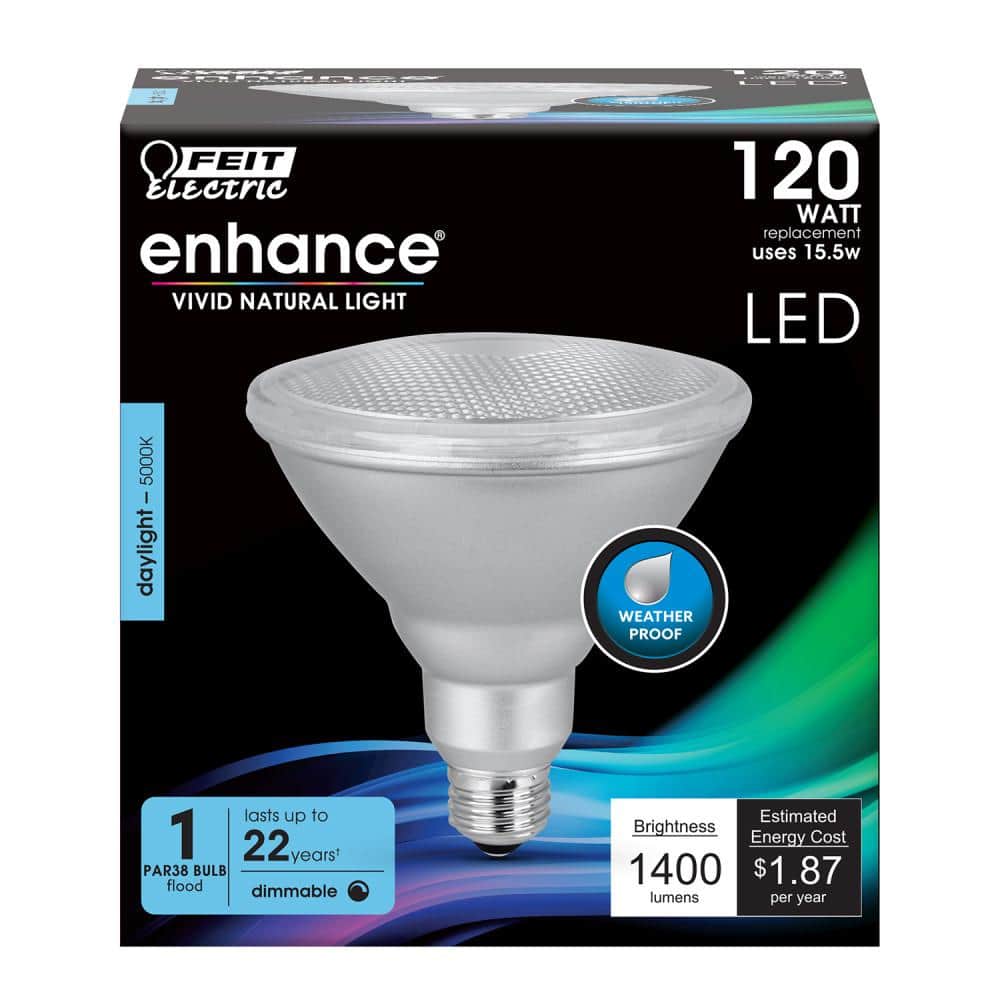 Feit 120W Equivalent Daylight Dimmable PAR38 LED Bulb