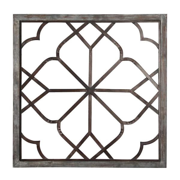 Aspire Home Accents Belden Oversized Distressed White Wall Decor