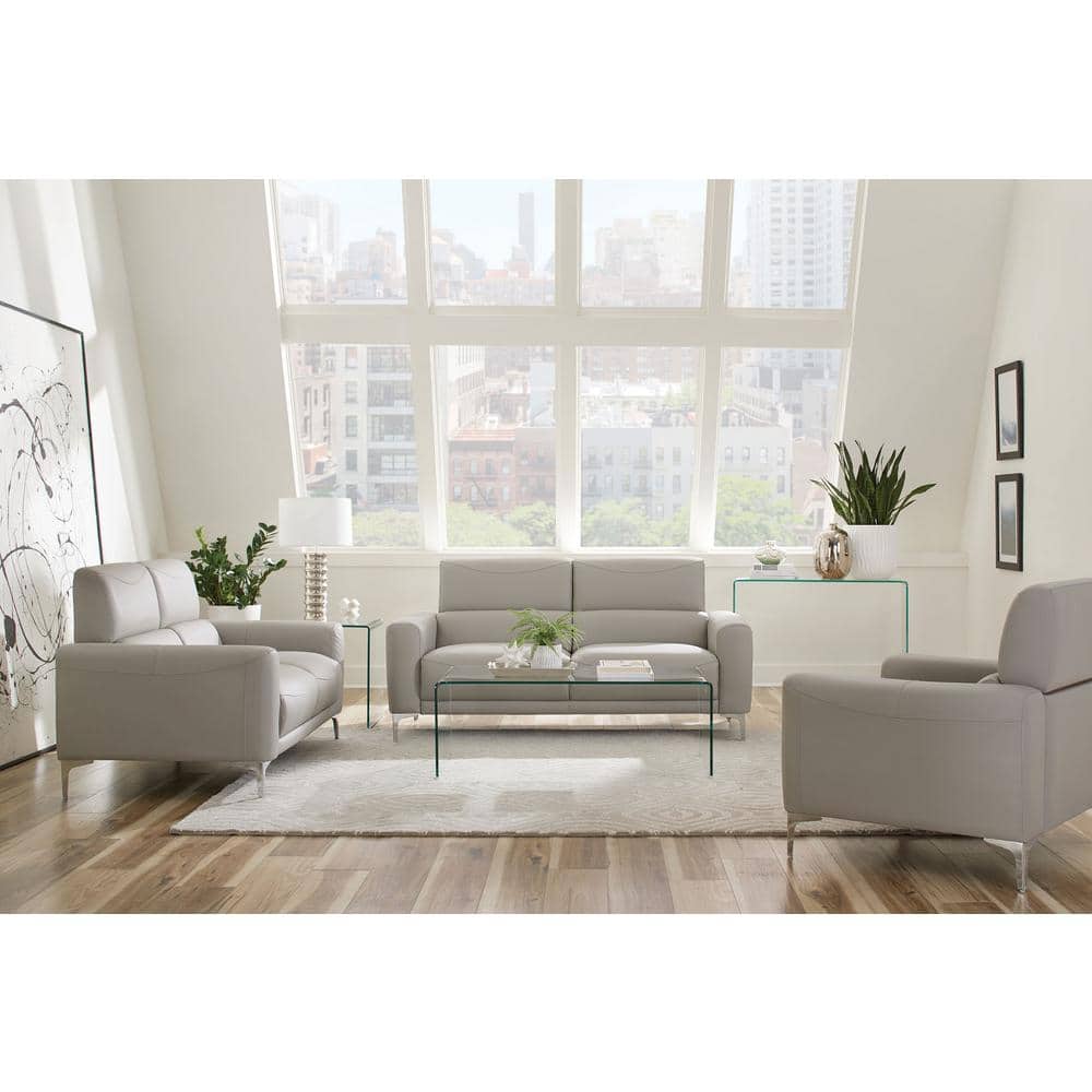 Clear Acrylic Square End Table with Curved Edges
