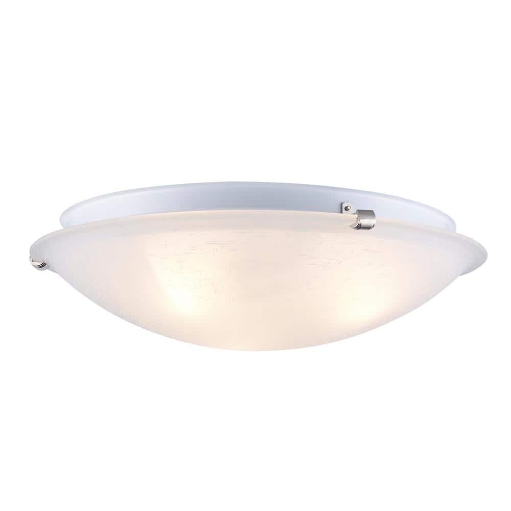Constellation 16" Brushed Nickel Indoor/Outdoor Flush Mount Light
