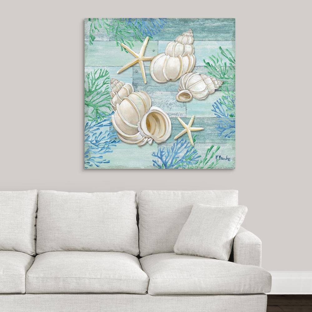 Clearwater Shells III by Paul Brent Canvas Wall Art price history on PriceWatchPro