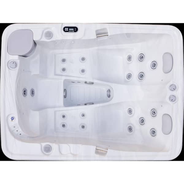 Luxury Spas Largo 3-Person 20 Jet 120V/240V Hybrid Plug N Play Hot