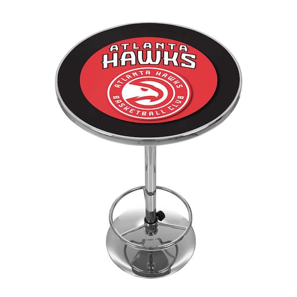 Trademark NBA Atlanta Hawks Chrome Pub/Bar Table