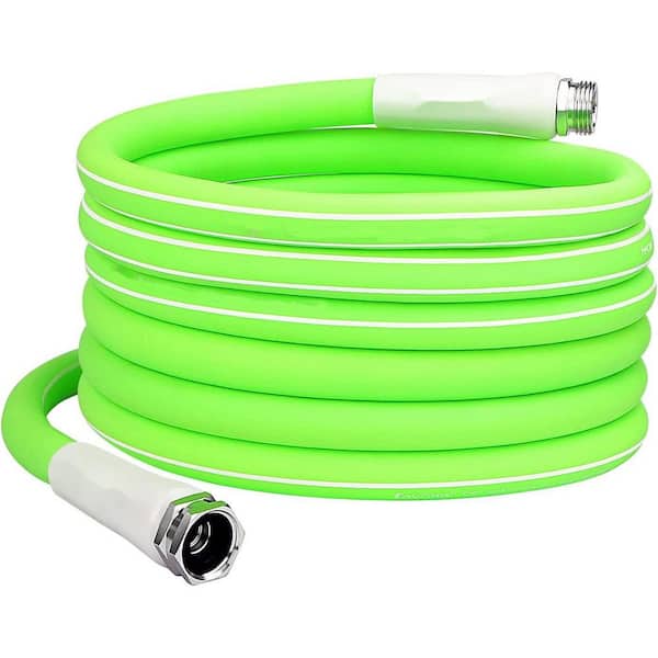 Cubilan 5/8 in. x 25 ft. Heavy-Duty Water Hose Lightweight Hose, Garden Watering Equipment 3/4 in. Soiled Fittings