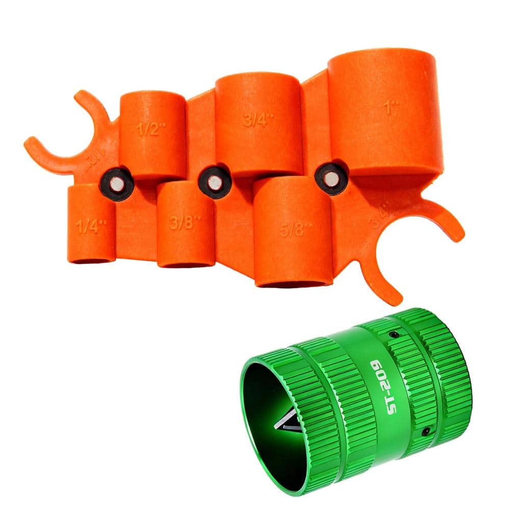 Packing Inner Outer LUKVIZO 4-Pack depth gauge and inner outer pipe deburring tool kit 1/4 ...
