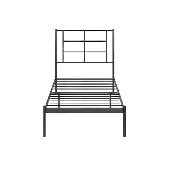 DHP Akari Black Metal Twin Bed