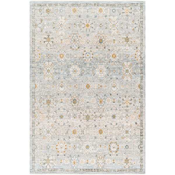 Home Decorators Collection Rosamond Gray/Blue 7.83 ft. x 10.25 ft. Area Rug