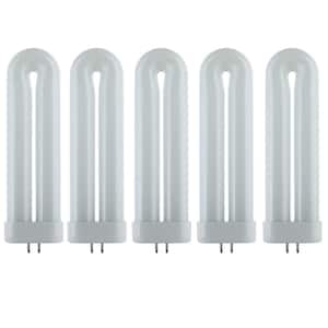 12-Watt U-Shape Fluorescent CFL Plugin Light Bulb, 4100K Cool White (5-Pack)