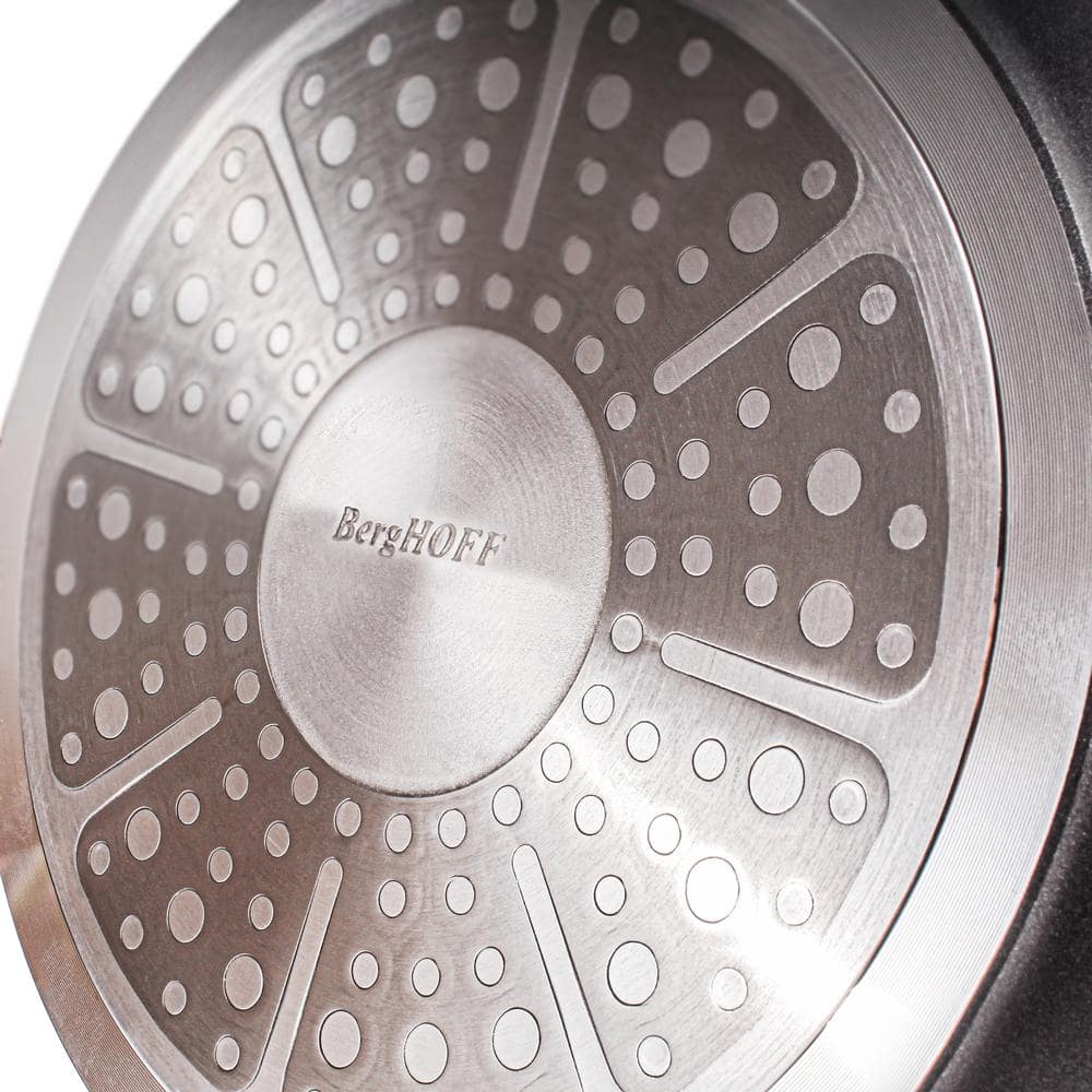 Black 10" Aluminum Non-stick Fry Pan with Ceramic Coating