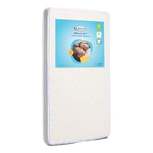 Ultra-Premium White 2-in-1 Crib Mattress