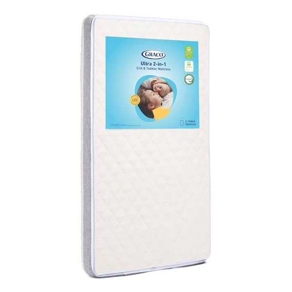 Ultra-Premium White 2-in-1 Crib Mattress