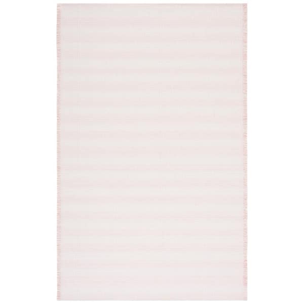 SAFAVIEH Augustine Ivory/Pink 8 ft. x 10 ft. Striped Area Rug