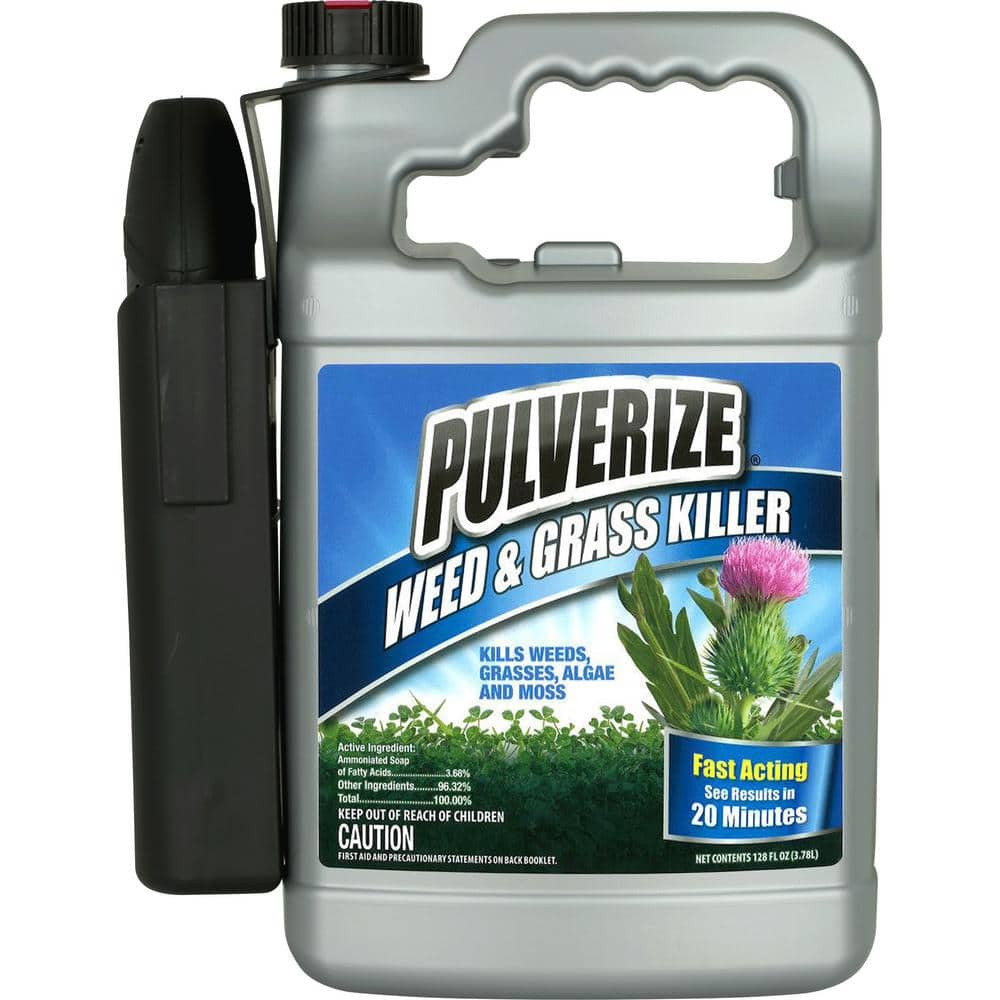 PULVERIZE Weed and Grass Killer Gallon Ready-to-Use with Battery ...