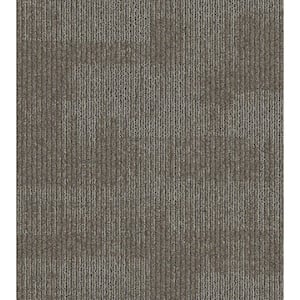 Second Nature Gray Commercial 24 in. x 24 Glue-Down Carpet Tile (24 Tiles/Case) 96 sq. ft..