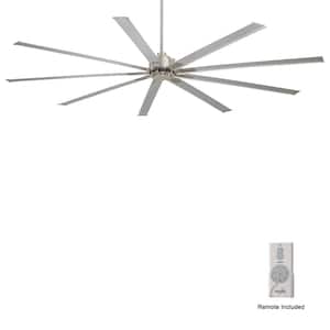 Xtreme 96 in. Indoor Brushed Nickel Ceiling Fan with Remote Control