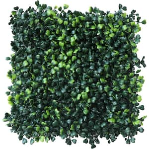 10 in. x 10 in. Artificial Boxwood Wall Hedge Grass Panels Panel Greenery Backdrop Outdoor Privacy Screen (12-Pieces)