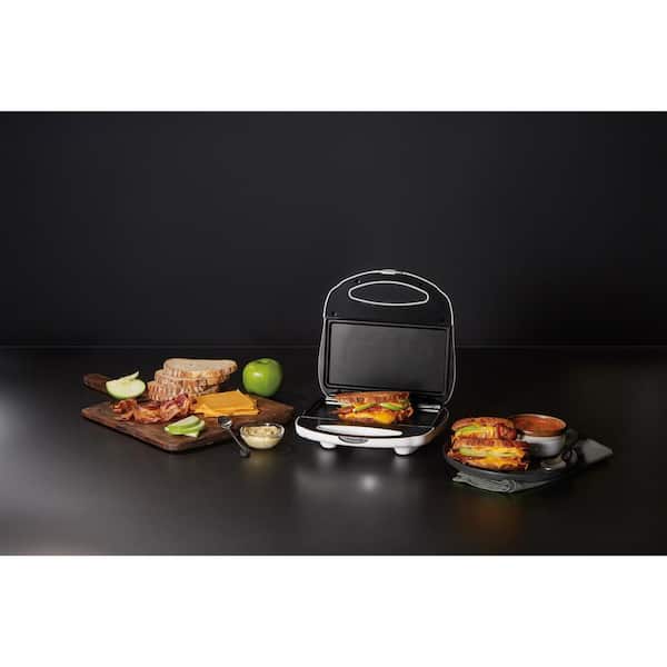 Proctor-Silex 700-Watt White Sandwich Maker 25401G - The Home Depot