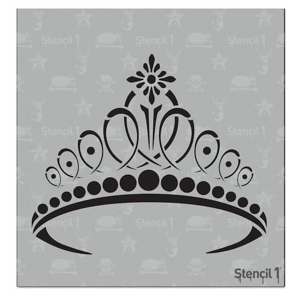 Stencil1 Tiara Small Stencil