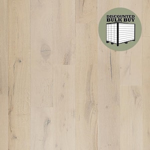 Ire Mist White Oak 1/2 in. T x 7.5 in. W Tongue & Groove Wire Brushed Engineered Hardwood Flooring-1399.05 sqft/pallet