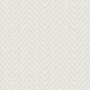 Glynn Chevron Grey Paper Non-Pasted Textured Wallpaper