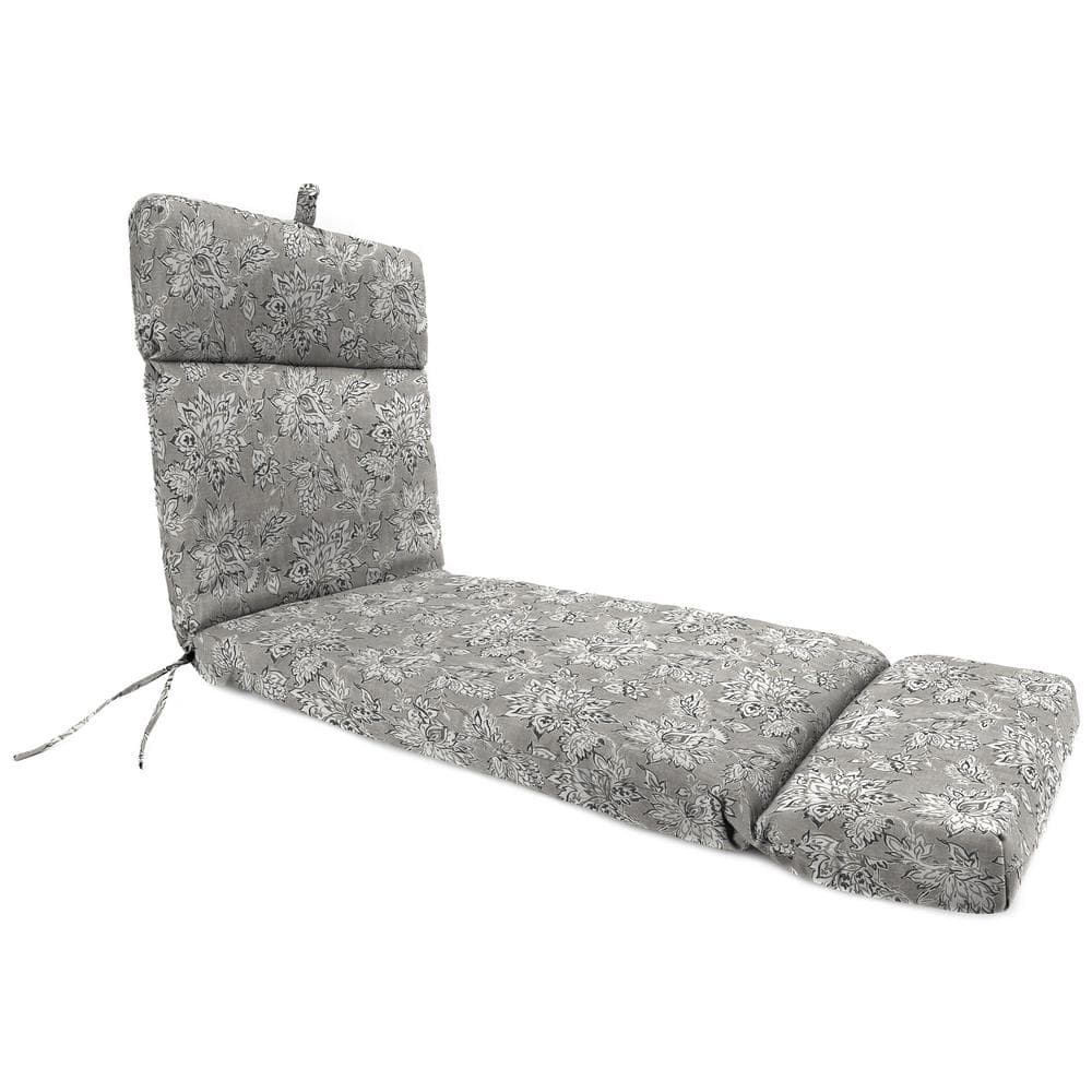 72 in. L x 22 in. W x 3.5 in. T Rectangular Outdoor Chaise Lounge Cushion in Adair Gray price history on PriceWatchPro