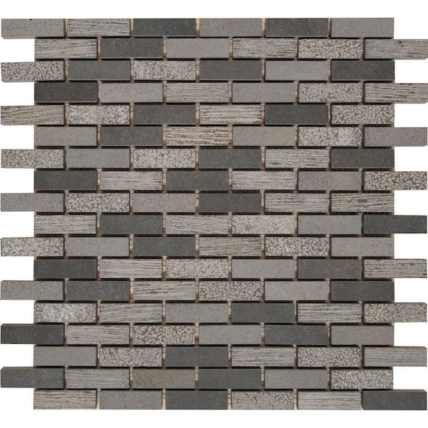 MSI Shale 12 in. x 11.88 in. Textured Marble Floor and Wall Tile (0.98 sq. ft./Each)
