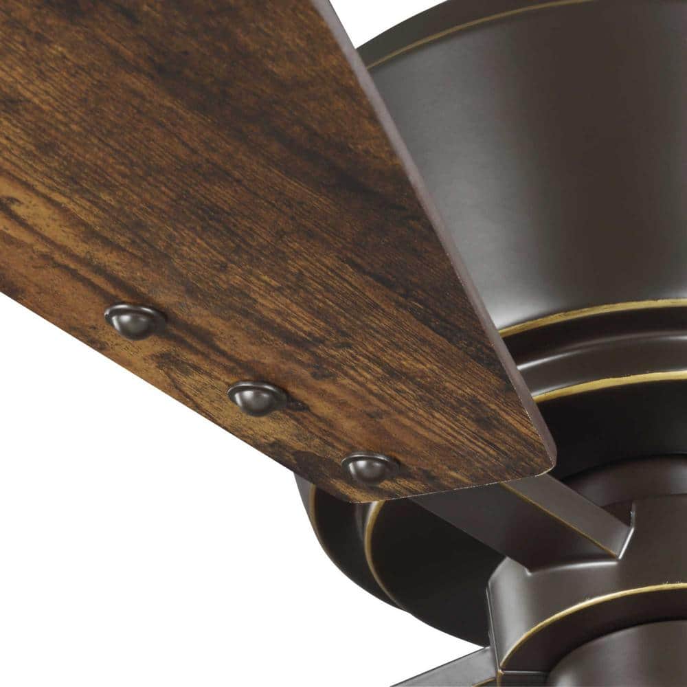 Chapin 56" Oil Rubbed Bronze Ceiling Fan with Remote and Lighting