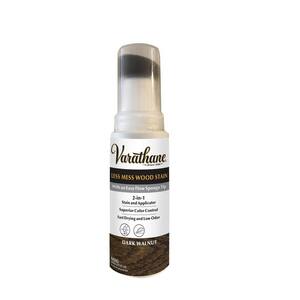 4 oz. Less Mess Dark Walnut Wood Stain and Applicator (4 Pack)