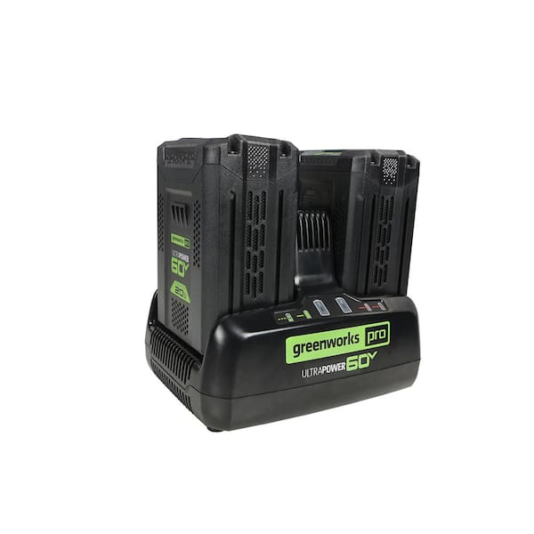 greenworkstools-24V 4.0Ah USB Battery (2-Pack) Starter Kit & Dual Port Rapid Charger