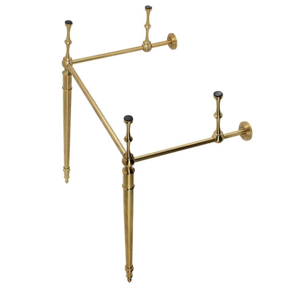 Kingston Brass Edwardian Brass Console Sink Legs In Brushed Brass   Brushed Brass Kingston Brass Console Sinks Hvpb33227 64 1000 