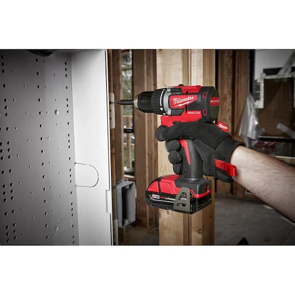 Milwaukee M18 18V Lithium-Ion Brushless Cordless Compact Drill/Impact Combo  Kit (2-Tool) with Cut-Off/Grinder 2892-22CT-2680-20 The Home Depot