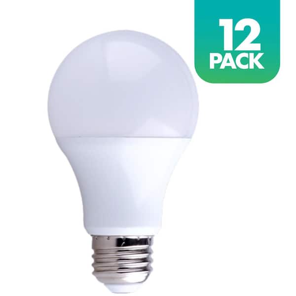 Simply Conserve 60-Watt Equivalent A19 JA8 Compliant Dimmable LED Light Bulb, 2700K Soft White, 12-pack