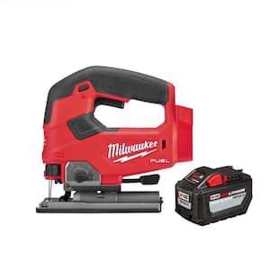 M18 FUEL 18V Lithium-Ion Brushless Cordless Jig Saw & High Output 12.0Ah Battery