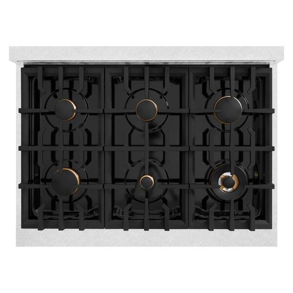 ZLINE Kitchen and Bath Select 36 in. 6-Burner Dual Fuel ZLINE Kitchen and Bath Select 36 in. 6-Burner Dual Fuel