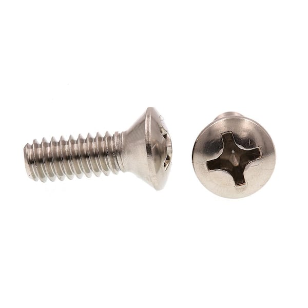 Details about   1/4-20 x 3" Flat Oval Head Slotted Machine Screws Stainless Steel
