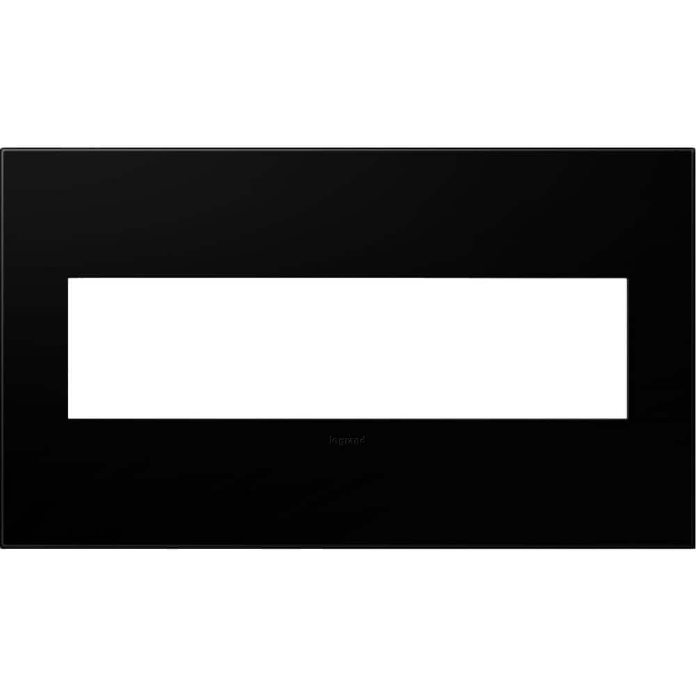 adorne 4 Gang Decorator/Rocker Wall Plate, Ink Black (1-Pack) price history on PriceWatchPro