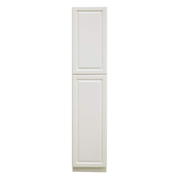 LIFEART CABINETRY LaPort Assembled 18x90x24 in. 2 Doors Tall Pantry with 6 Shelves in Classic White