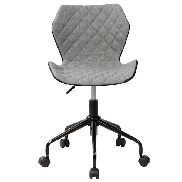 Unbranded Gray Polyester Task Chair Office Chair