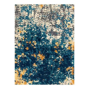 Bilbao Multi-Colored 48 in. x 36 in. Polyester Chair Mat