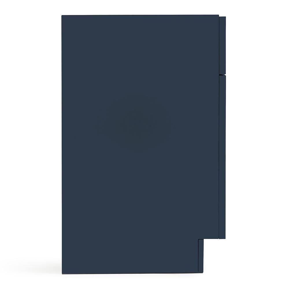 Midnight Blue 72" Double Sink Freestanding Wood Vanity Cabinet