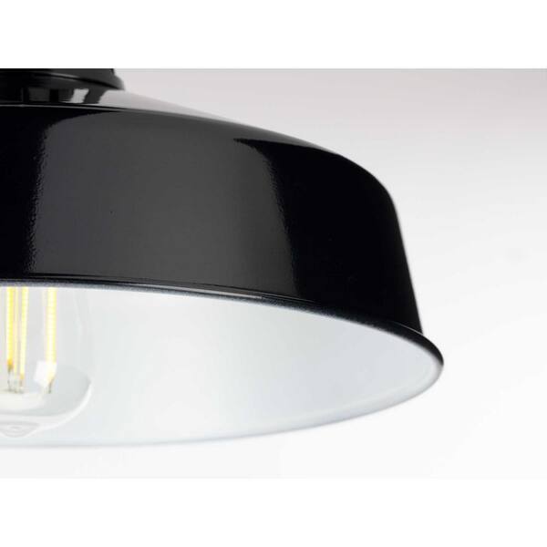 Progress Lighting Cedar Springs Collection 1-Light Gloss Black
