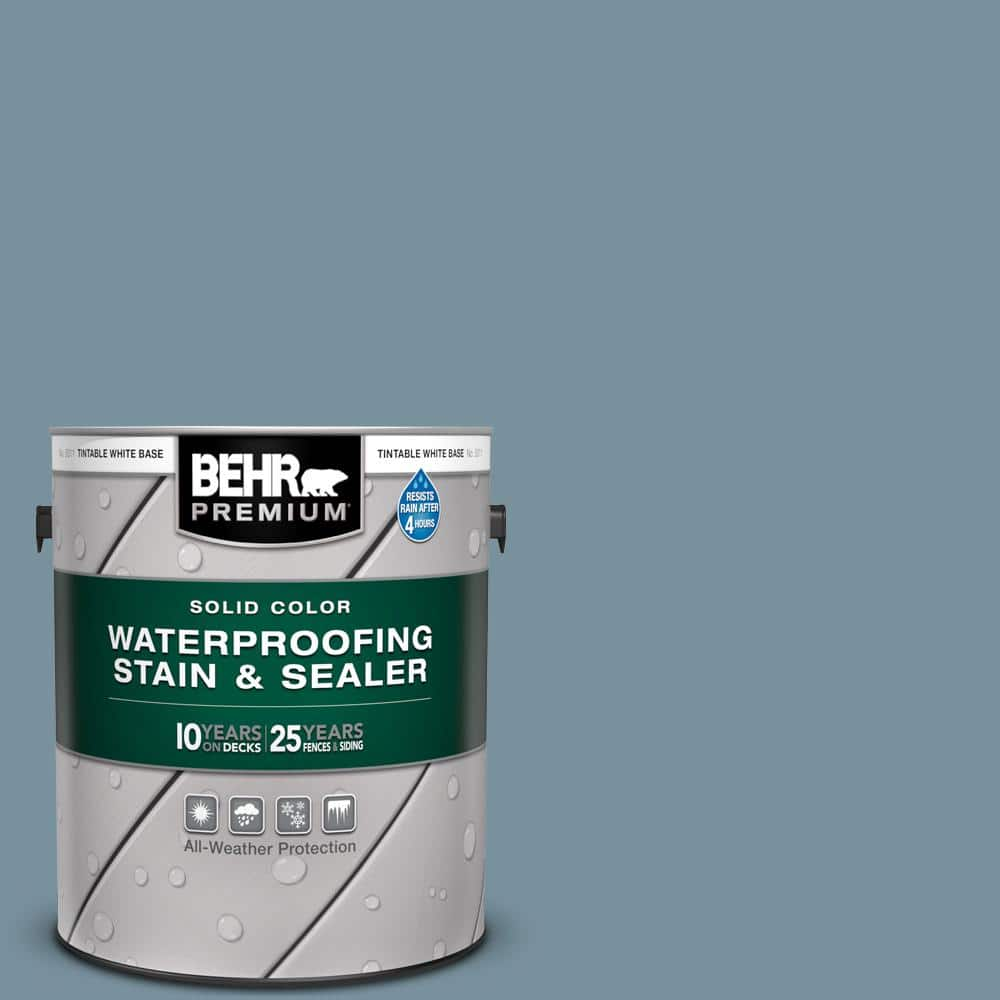 Reviews for BEHR PREMIUM 1 gal. #SC-113 Gettysburg Solid Color  Waterproofing Exterior Wood Stain and Sealer