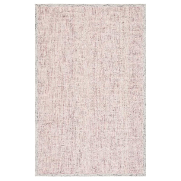 SAFAVIEH Abstract Pink/Ivory Doormat 3 ft. x 5 ft. Multicolored Marle Area Rug