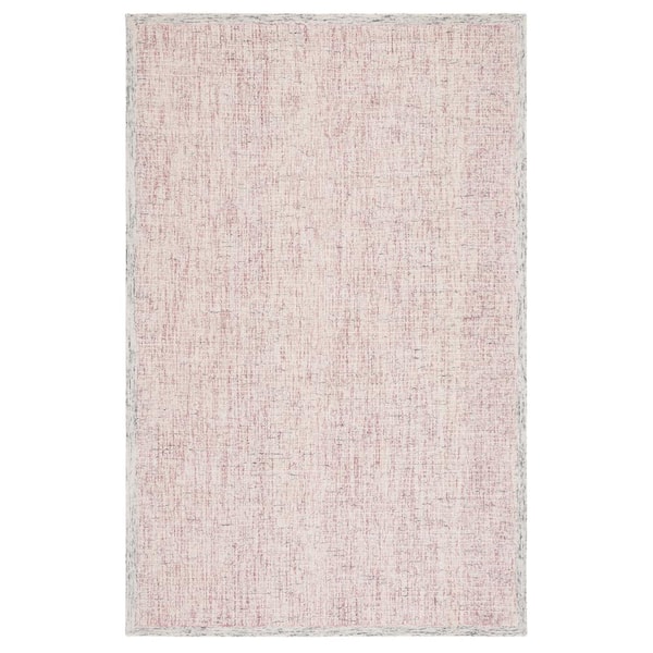 SAFAVIEH Abstract Pink/Ivory 5 ft. x 8 ft. Multicolored Marle Area Rug
