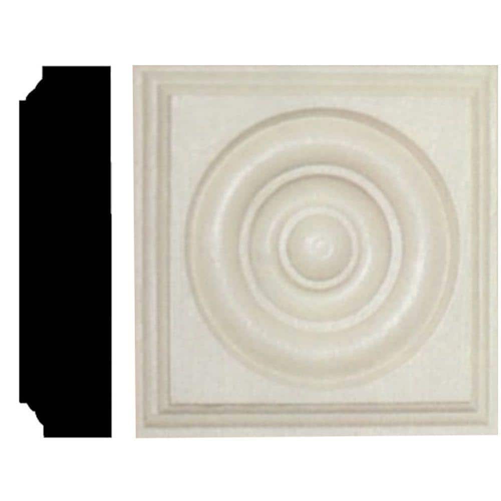 UPC 043559410456 product image for 1-1/8 in. x 4-1/2 in. x 4-1/2 in. MDF Rosette Block Moulding | upcitemdb.com